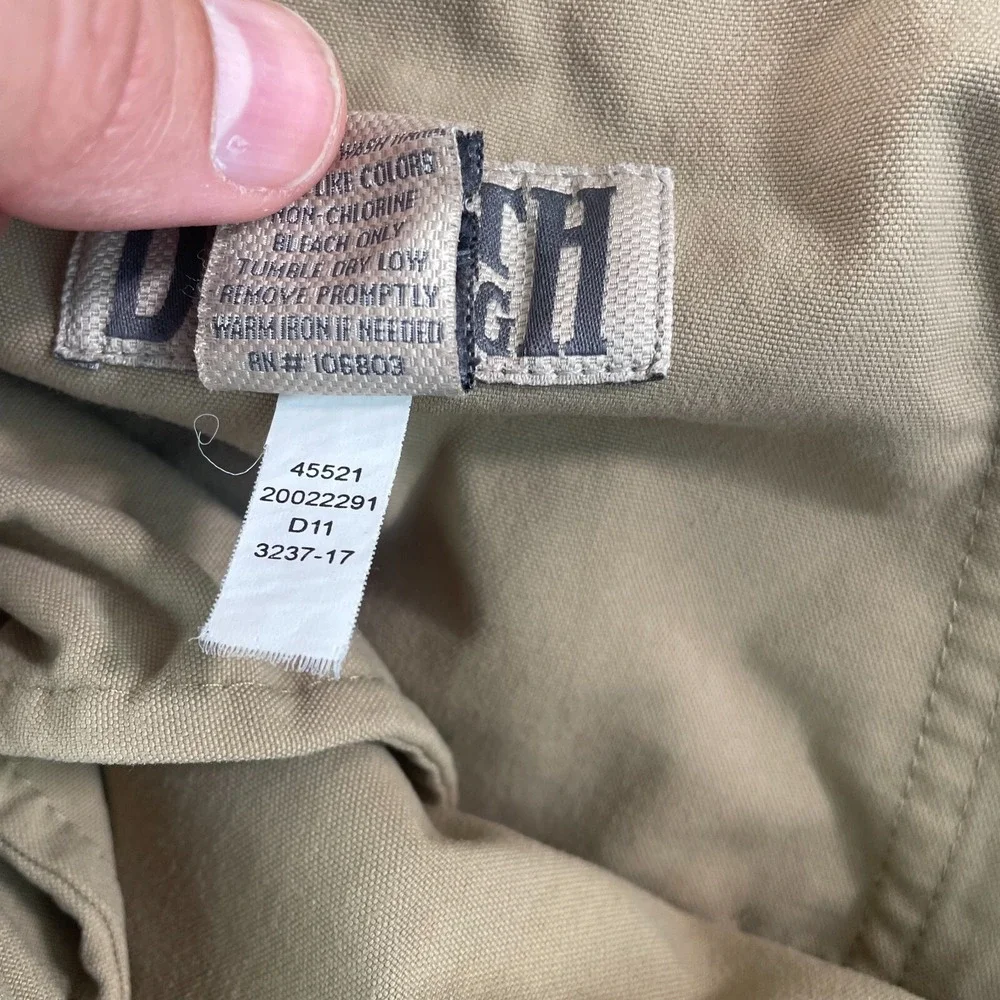 Duluth Trading Convertible Pants Men XL (36x32) Beige Nylon Performance Belted - Picture 12 of 12